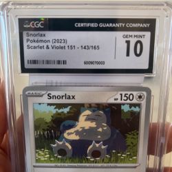 Snorlax CGC 10