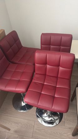 Red Counter/Bar Stools