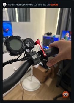 Trigger Throttle to Thumb Throttle electric scooter/electric bike