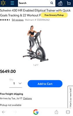 Brand new in the box Shwinn elliptical bike