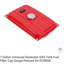 6500 Series Generator Gas Tank