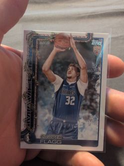 Copper flag holiday rookie card