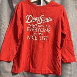 Boys Long Sleeve Christmas Shirt