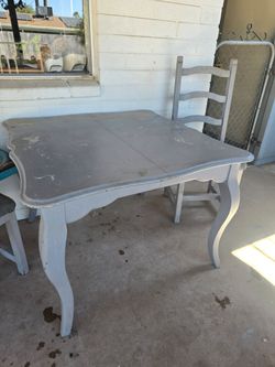 Table and 2 chairs