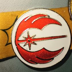1
Disney Star Wars Lucas Films Jedi Symbol Round White Red Trading Pin 2010