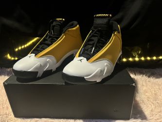 Jordan 14 Retro Ginger Yellow Size 12