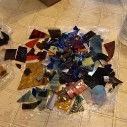 Stain Glass Pieces