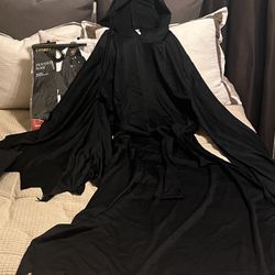 HOODED ROBE & WIZARD HAT