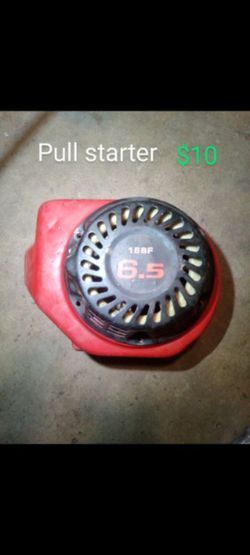 Mini bike pull starter housing