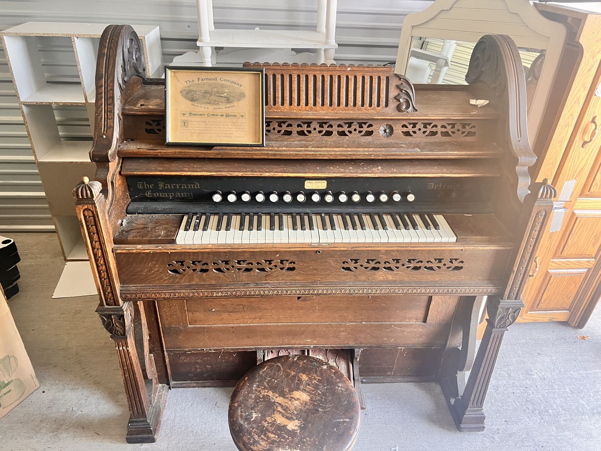 Farrand Pump Organ