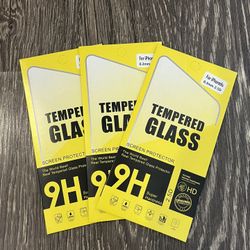 3x iPhone 6 or 6s Tempered Glass Screen Protector
