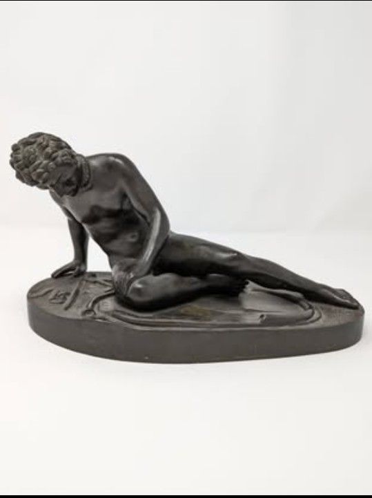 Antique Cast Bronze Grand Tour Sculpture: "The Dying Gaul"