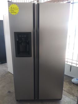 GE side by side Refrigerator stainles steel
