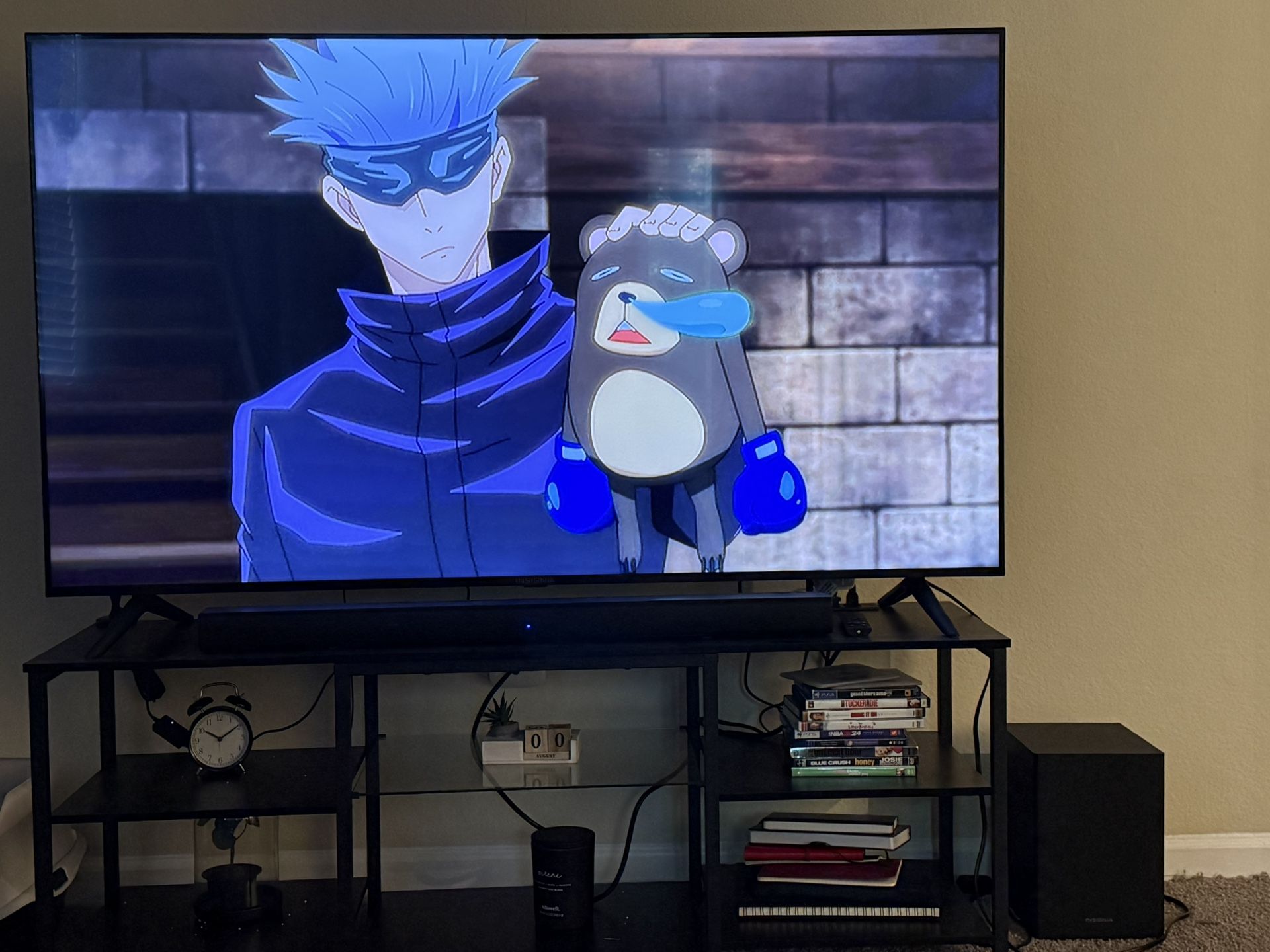 TV With Stand And Subwoofer