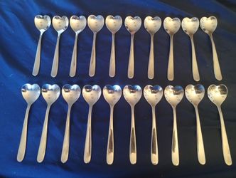 Heart Shaped Spoons $1