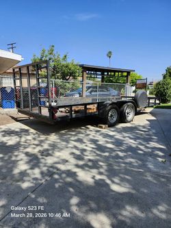 2008 18ft deluxe Flatbed trailer