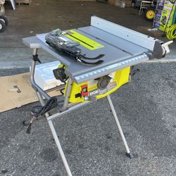 10 inch table saw with stand