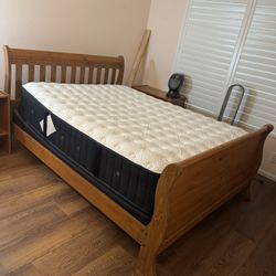 Sleigh Style Bed