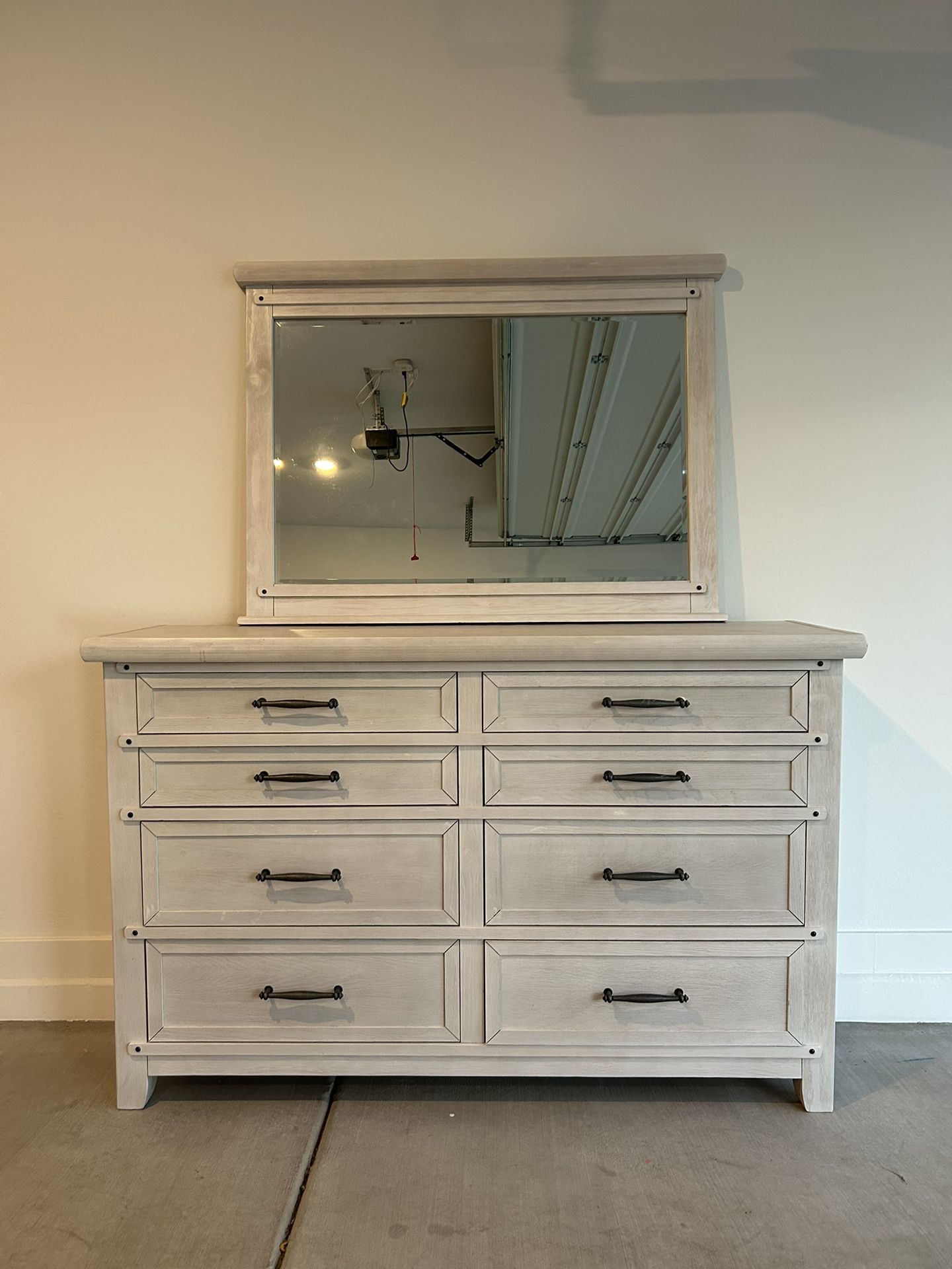 Dresser and removable mirror  