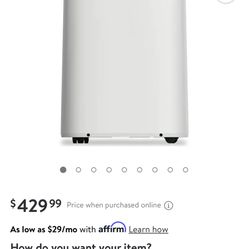 Restored Toshiba 12,000 BTU 115 Volt Smart Portable Air Conditioner and Dehumidifier