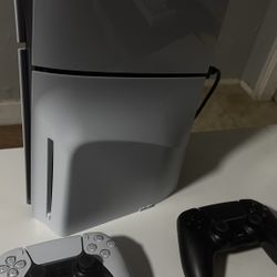 Playstation 5 Slim Disk Edition W/ two controllers