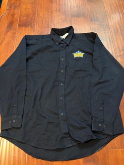 Vintage 2005 NBA All Star Denver Reebok Black Button Down Shirt NWT