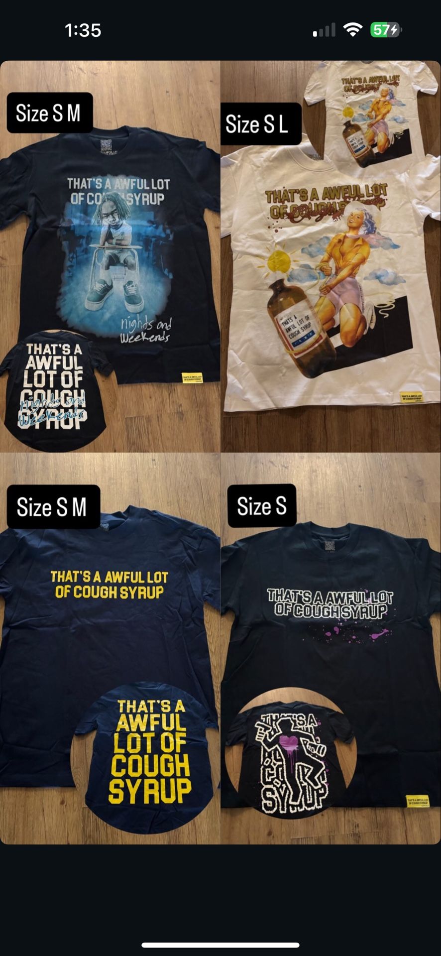 cough syrup shirts 