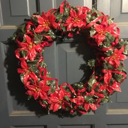 Beautiful Plastic Christmas Wreath