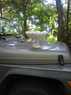 Westmoreland glass shell compote