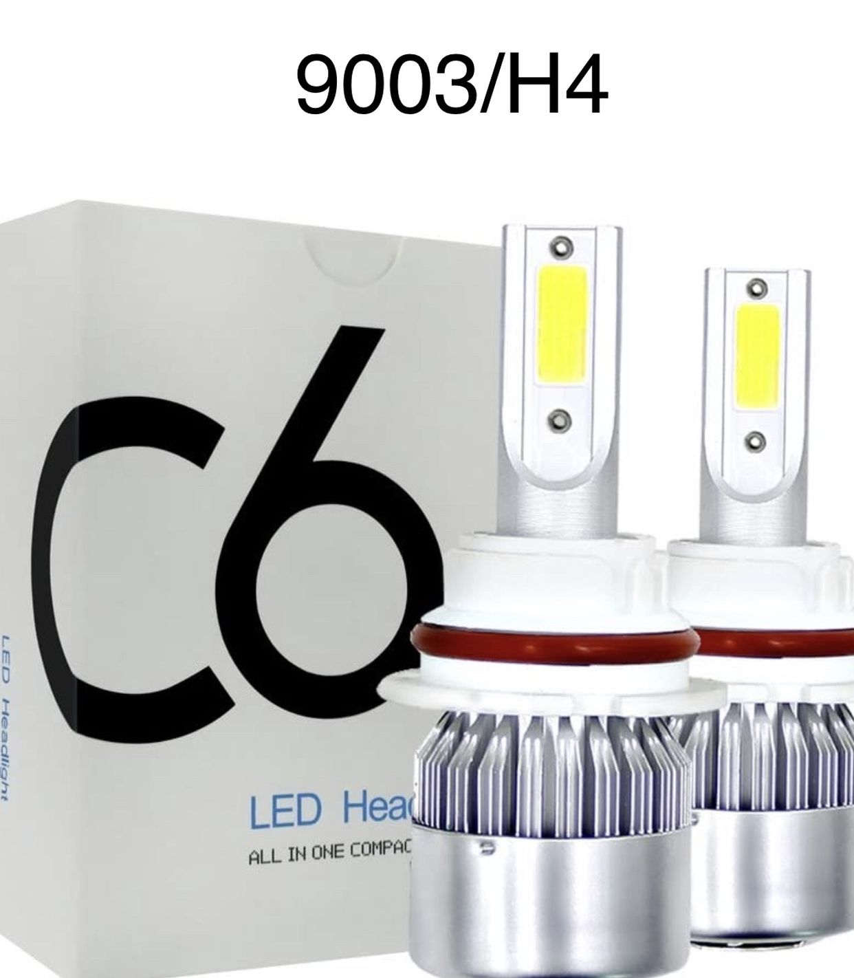 HD Led Light White 9003/H4