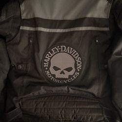Harley-Davidson® Men's Riding Mesh Jacket, Willie G. Skull