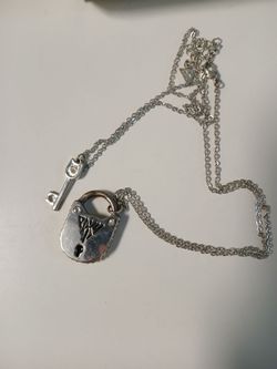 Key and lock necklace