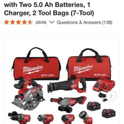 Milwaukee Tool Set 3697-27 New