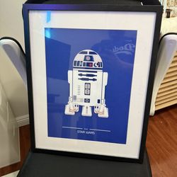 Ikea Ribba R2D2 Star Wars Poster Wall Frame Art