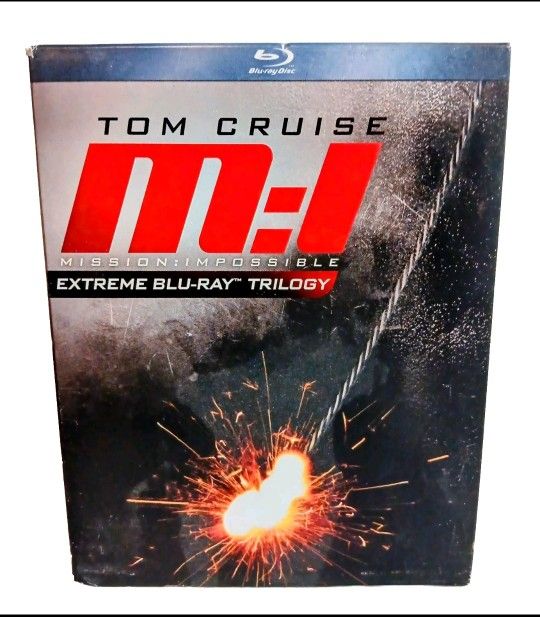 Mission: Impossible: Extreme Blu-ray Trilogy 2011 3-Disc Set Tom Cruise New