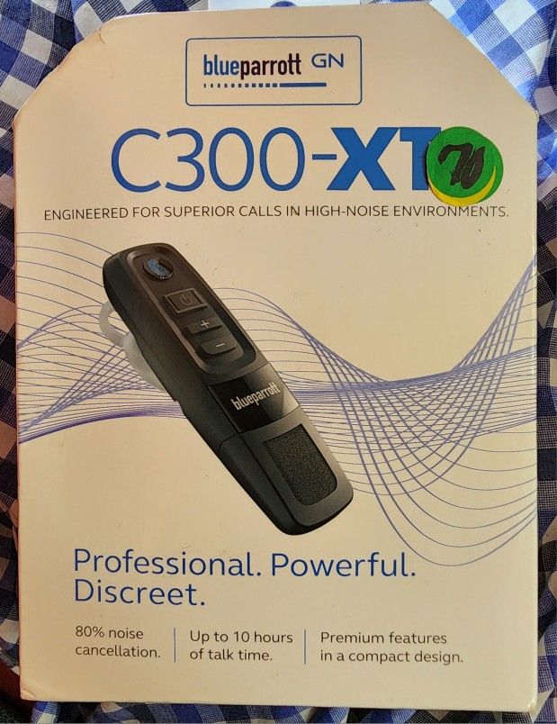 Blue Parrott C300-XT Bluetooth Wireless Headset HD VXi GN 204200 Trucker Parrot