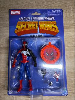 Secret wars Spider-Man alien costume marvel legends