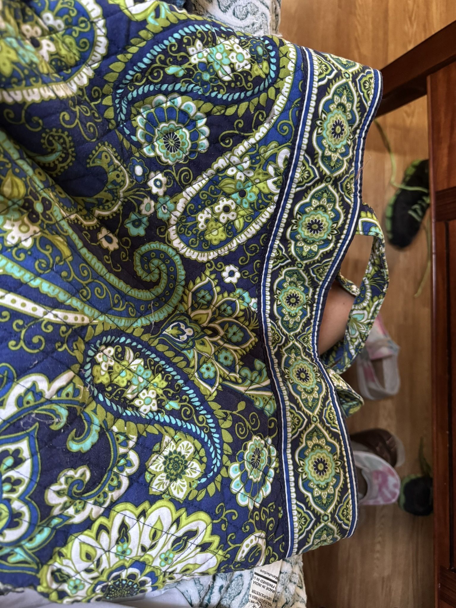 Rhythm In Blues Vera Bradley Tote Bag