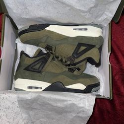 Jordan 4s Olive Green 