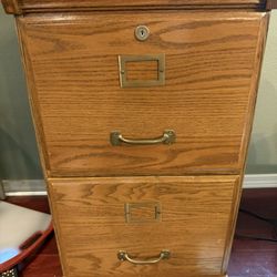 Wooden Filing Cabinet