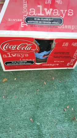 Coca-Cola glass set