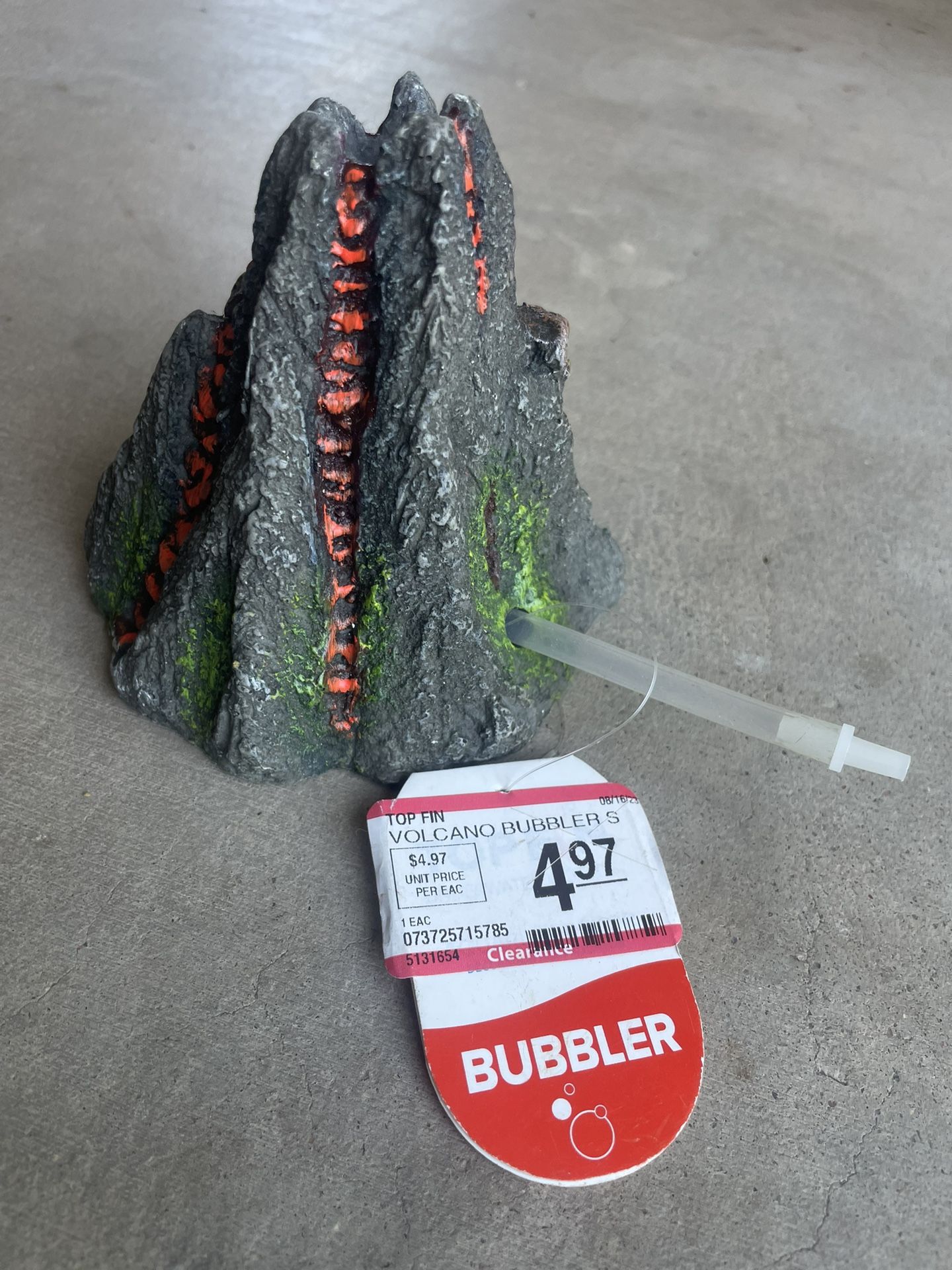 Volcano Bubbler Aquarium Decor