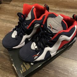 Reebok Kamikaze II USA Shawn Kemp Red White Blue, Basketball NBA