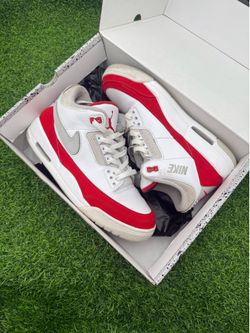 Jordan 3 Tinker Red Size 10