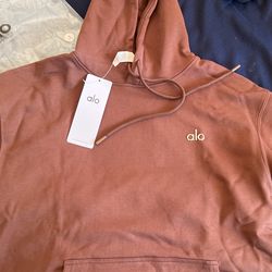Alo Brown Hoodie size Small