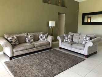 Sofa and love seat