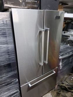 Viking professional  french door stainless steel