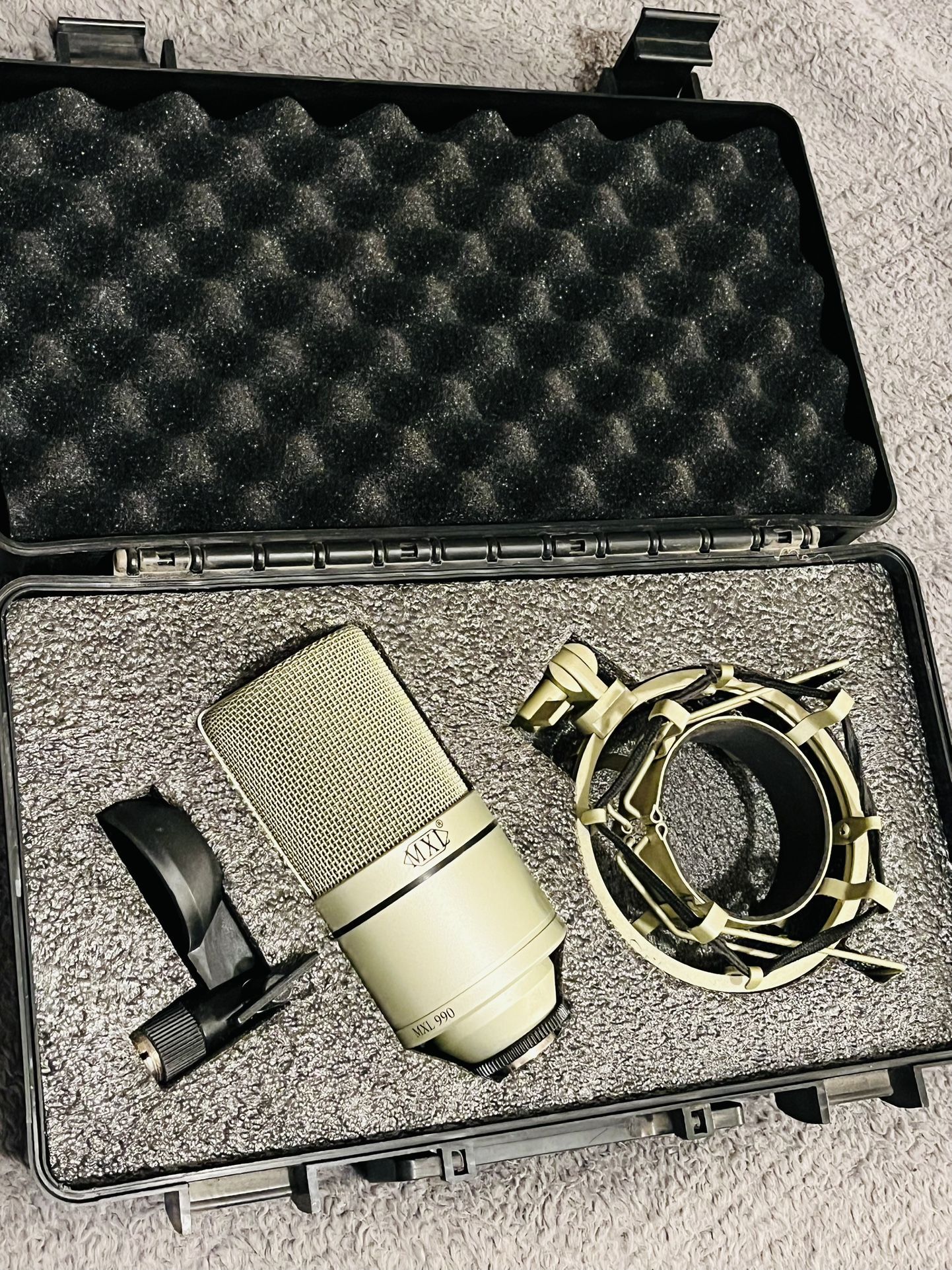 Studio Recording Mic And Interface. 