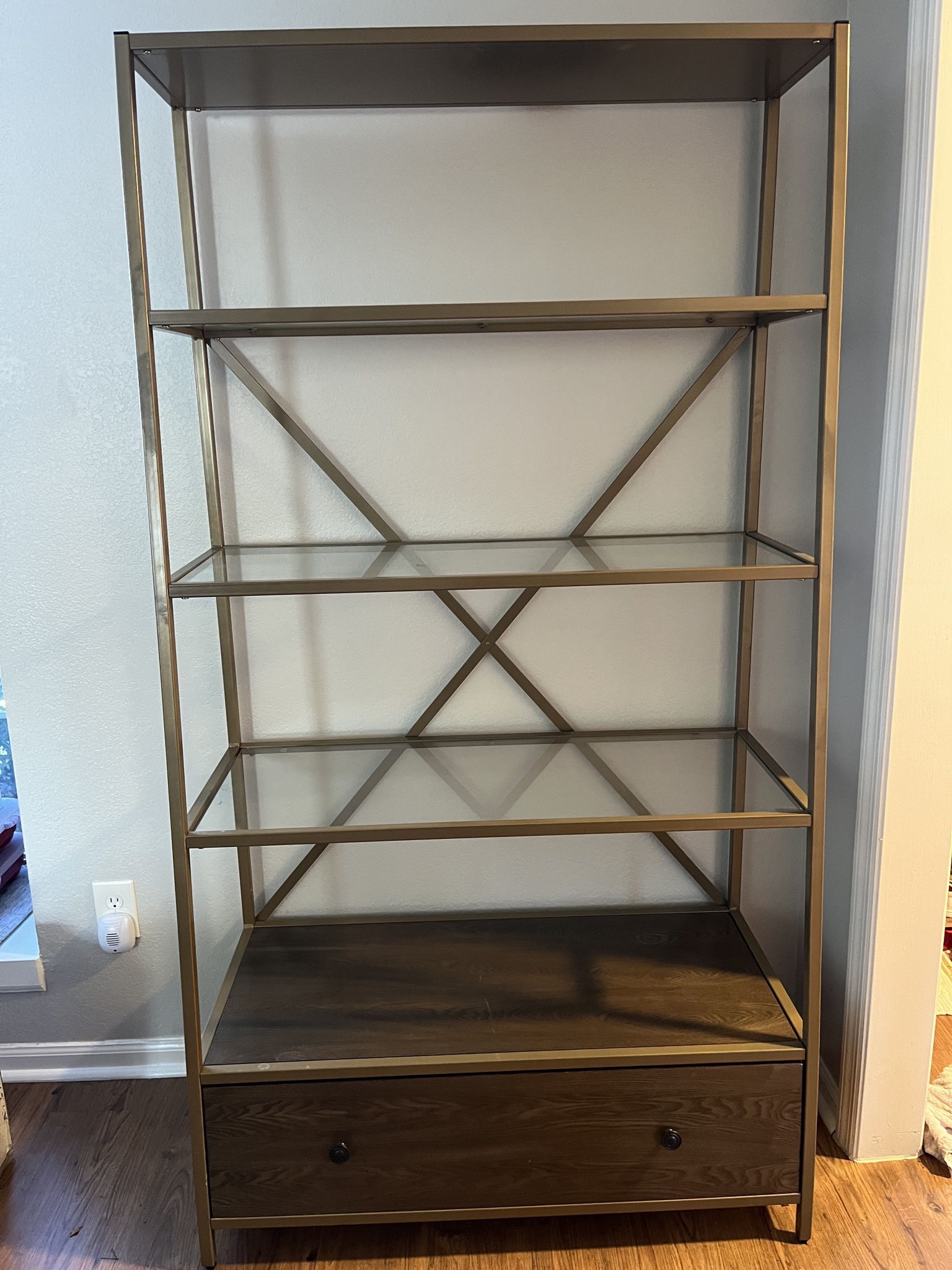 Pyramid  Bookcase with Drawer *MAKE ME A OFFER*