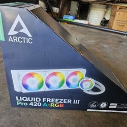 Artic liquid freezer III Pro 420 a-rgb  AIO WATER COOLER
